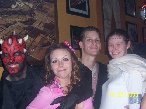 1995 Ford Probe - People in costumes pose for a photo, dated October 28, 2006.