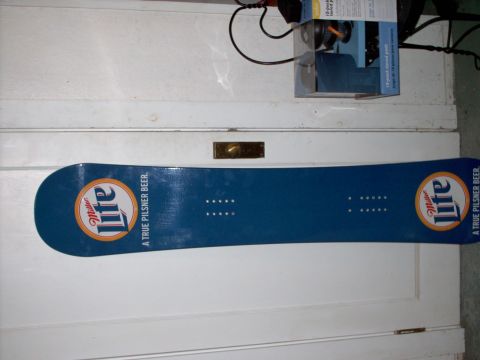 1982 Ford Bronco - This is a Miller Lite branded snowboard, not a 1982 Ford Bronco part.