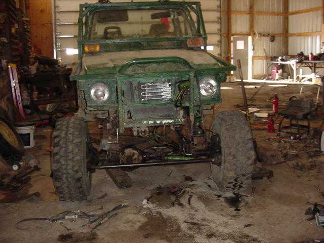 front done except for brake lines and locker install