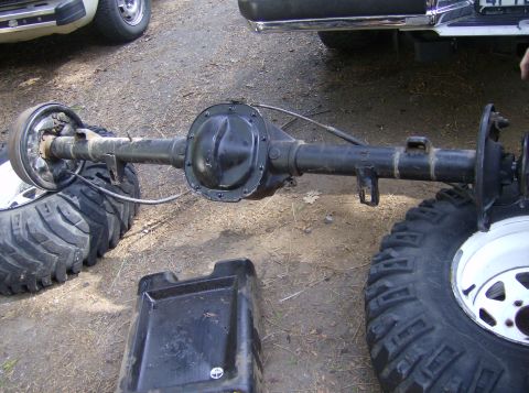 1986 Ford Bronco - will have to replace the backing plate and brakes on the right side.