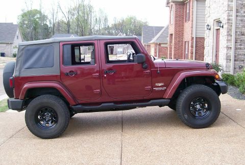 2007 Jeep Wrangler - 2.5" Teraflex BB with 315/70/17 BFGoodrich Tires.