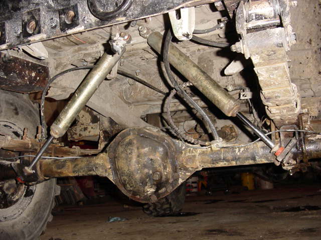 Rear shock mounts