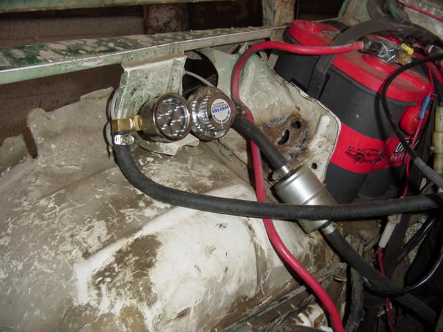 gas guage and regulater