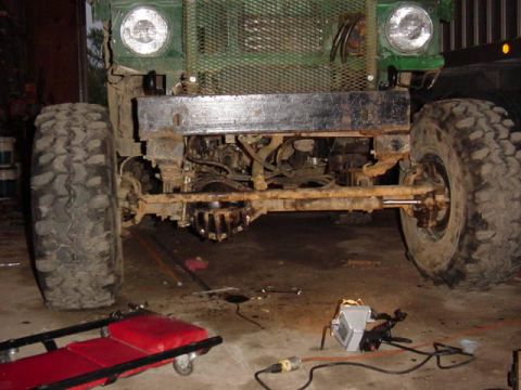 1992 Ford Bronco - custom made diff guard