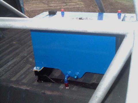 1984 Ford Bronco - Ford Model "A" frame section used to mount fuel cell above floor