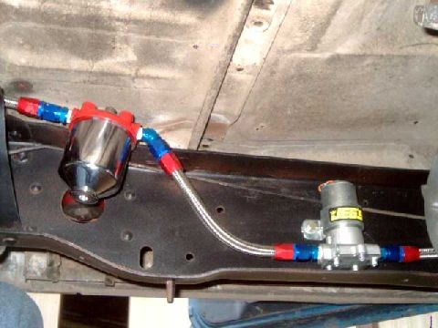 1984 Ford Bronco - Jeg's filter and 140 gph electric pump