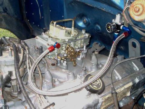 1984 Ford Bronco - Jeg's fuel pressure regulator and gauge