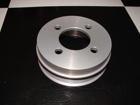 1992 Ford Taurus - This is a pulley, likely for an engine accessory, with a silver finish.