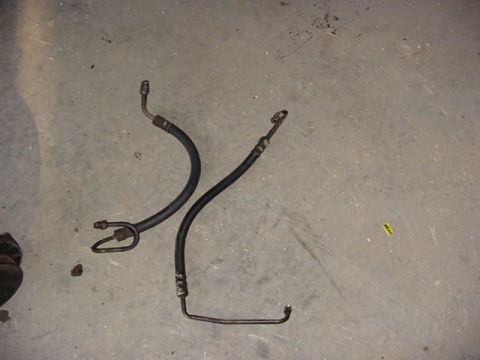 1992 Ford Bronco - bronco left, van right. my van lines box fitting wont go in my box good so tommorow im having the two hoses made into one.