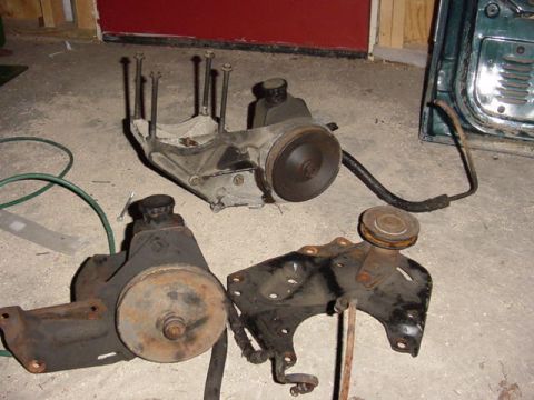 1992 Ford Bronco - more saginaw pumps. one V , one serpentine.