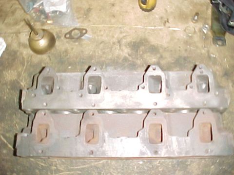 1968 Mercury Cougar - Top - C8AE 6090-J was a 14 bolt head originally has been drilled for additional holes to achieve 16 bolt pattern Bottom C8AE-H 8 bolt patte…