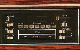 1982 Ford Crown Victoria LTD - The early style digital radio - used from 1979-1984. This is the LTD model. Other models similar but with a faceplace color change.