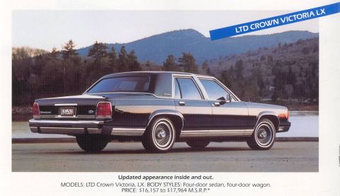 1982 Ford Crown Victoria LTD - 1988 Crown Victoria LX