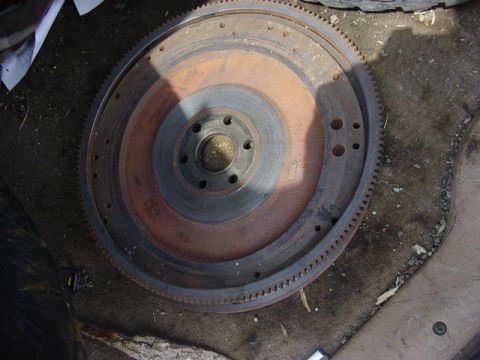 1992 Ford Bronco - junk flywheel. somethings screwe dup, as the ring gear fell off, and it is not broken.