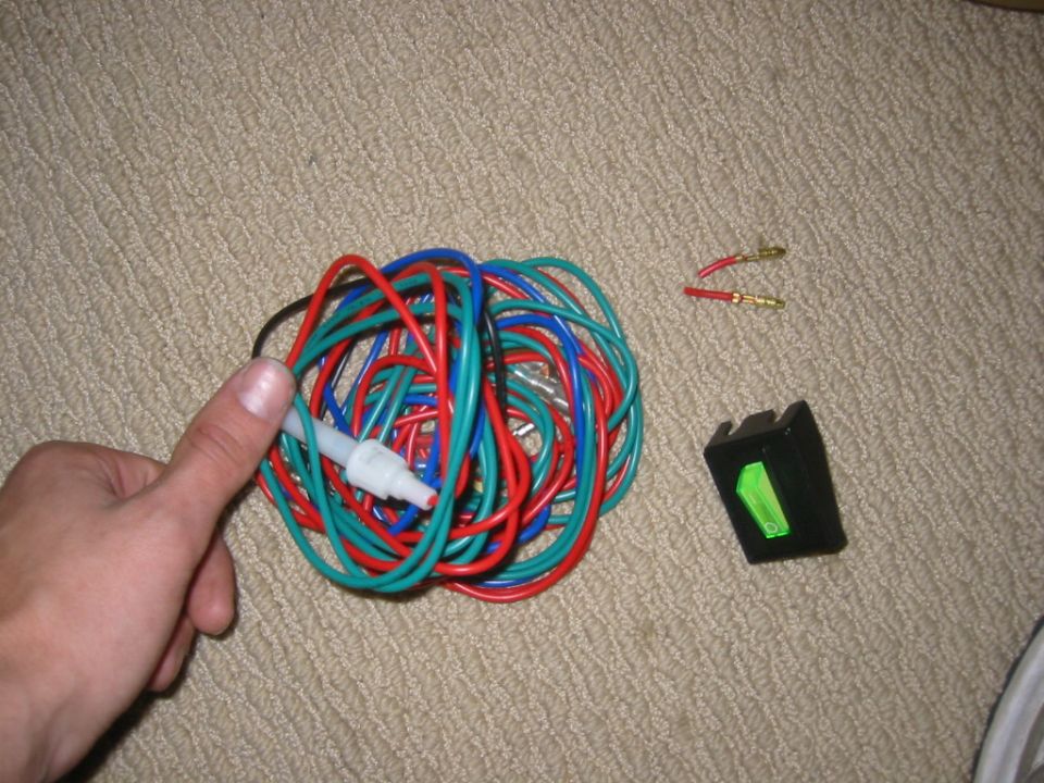 this is the wiring harness that comes with explorer procomp driving lights. i didn't need the wiring so here it is. comes with switch, fuse and all wires and connectors already attached.