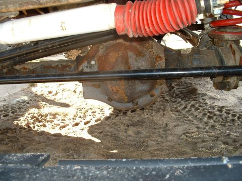1978 Ford Bronco - cut up a tbb and made a skid diff. cover