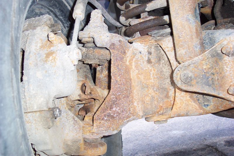 This is my left front axle that I broke while pulling my bro's S10 out of the mud. Got to love the dana 28 :/