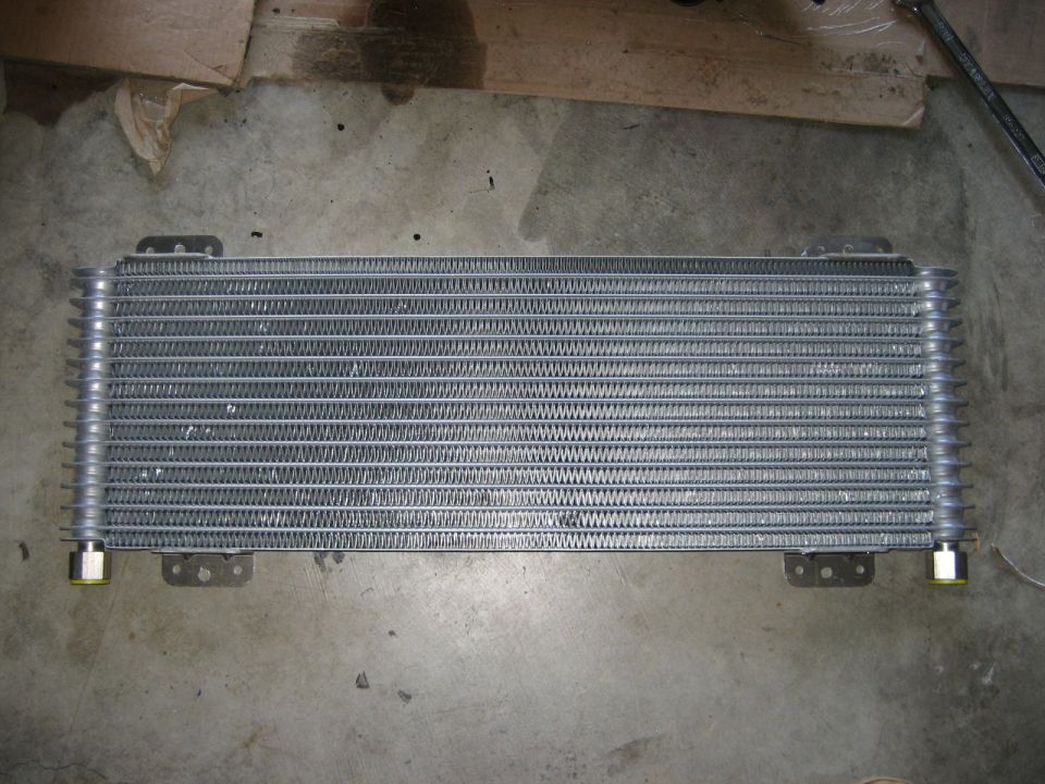 Long tru-cool tranny cooler (biggest readily available one I could find)