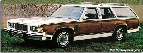 1982 Ford Crown Victoria LTD - 1980 Mercury Colony Park Thanks to http://www.mercuryarchive.com/