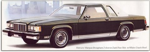 1982 Ford Crown Victoria LTD - 1981 Marquis Brougham 2-Door Thanks to http://www.mercuryarchive.com/