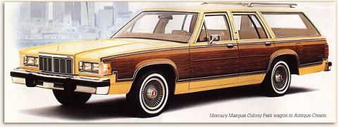 1982 Ford Crown Victoria LTD - 1981 Mercury Colony Park Thanks to http://www.mercuryarchive.com/