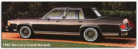 1982 Ford Crown Victoria LTD - 1982 Grand Marquis Thanks to http://www.mercuryarchive.com/