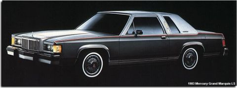 1982 Ford Crown Victoria LTD - 1983 Grand Marquis 2-Door Thanks to http://www.mercuryarchive.com/
