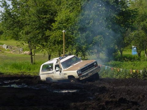 1992 Ford Bronco - the mostiqeto fogger was in action!