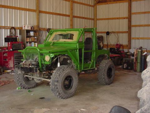 1992 Ford Bronco - john deere green paint.