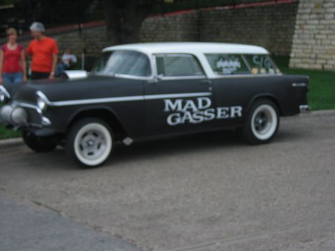 1996 Ford Bronco - Custom station wagon with "MAD GASSER" text on the side, modified with a scoop on the hood.