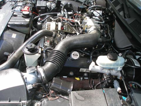 2001 Ford Crown Victoria - The white overspray was applied sometime during its in-service days.