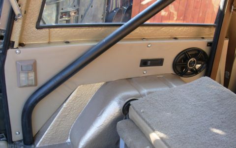 1975 Ford Bronco - It doesn't fit quite as well as I had hoped, but it still looks better than stock or the diamond-plate that used to be there. I'm consideri…
