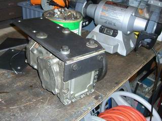 1980 Ford F-250 - using a yourk to align the plates for welding