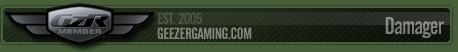 1986 Ford Bronco - This image displays a digital badge for a member of Geezergaming.com, established in 2005.