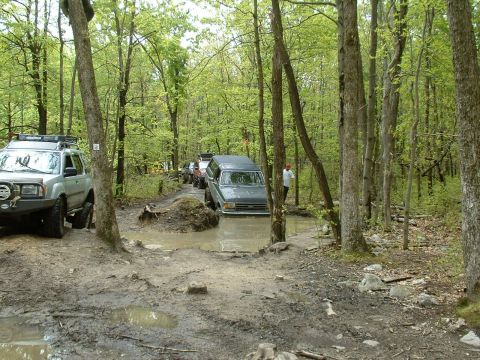 1991 Ford Bronco - Tip toe'n in the drink