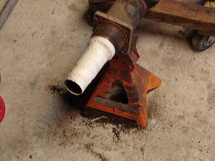 1986 Ford Bronco - taped off spindle