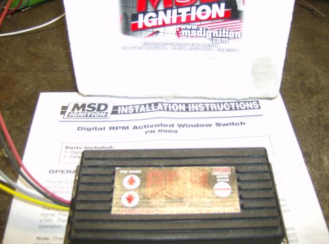 1996 Ford Probe - MSD Digital RPM Activated Window Switch PN 8969 and its installation instructions.