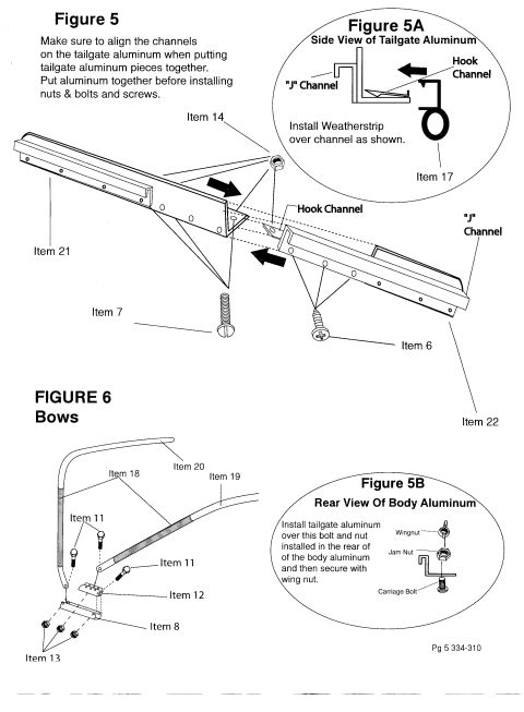1991 Ford Bronco - This diagram illustrates the process for installing a soft top, including detailed instructions and measurements.