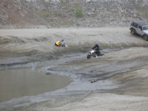 1985 Ford Bronco - My buddy on his quad.