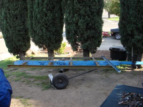 1983 Ford Bronco - now the deck is all weleded. here is the front lower deck protection and start of the side.