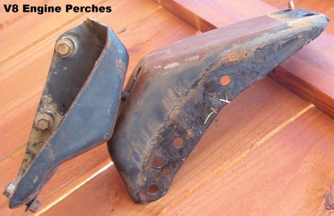 1983 Ford Bronco - Frame perches for smallblock V8s No damage or wear. Fasteners shown are included. For info on installation, see this: [url=http://www.super…