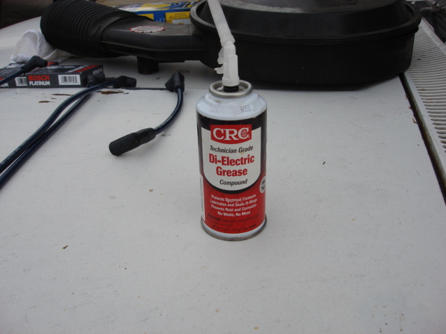 i put a little Di-electric grease on the plug eands fr the cap and the plug end.