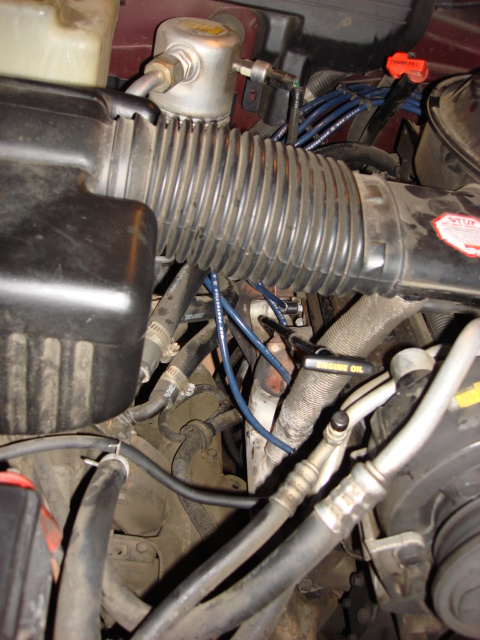 1983 Ford Bronco - here are the new wires in on the pass side. most of the wire seperators broke so i need to get some new ones to dress the wires up some mor…