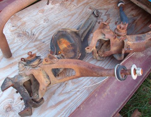 1983 Ford Bronco - Radius arms from my '83. SOLD axle beams & knuckles