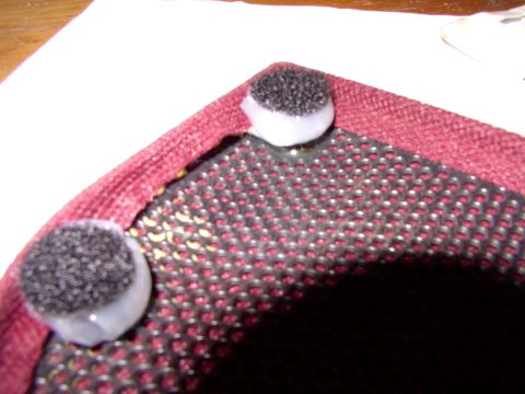 1990 Lincoln Town Car - Just a huge dab of plain silicone to grab hold onto the speaker cover. It will also make up the missing height needed to put the velcro pat…