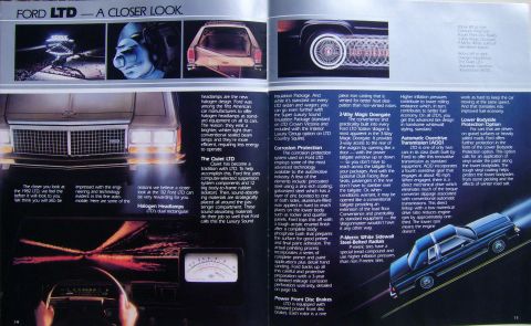 1982 Ford Crown Victoria LTD - Brochure page details the 1982 Ford LTD, including its features and options.