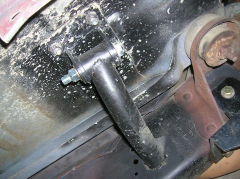 1985 Ford Bronco - passanger side front tie in.