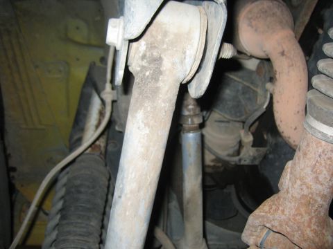 2001 Jeep Wrangler - Undercarriage view showing suspension components and exhaust system parts.
