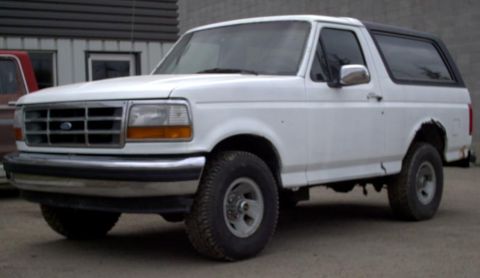 1990 Ford Bronco - I Modified The Factory 1987-91 Bumper Brackets To Work With The Factory 1992-96 Bumper Mount Brackets. This Way I Have Lots Of Adjustment F…