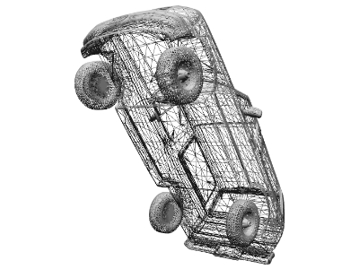 1990 Ford Bronco - Wireframe rendering of an SUV, tilted on its side. Supermotors.net logo is visible at the bottom.